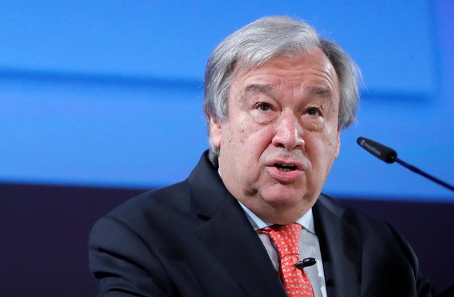 Tổng Thư ký Liên hợp quốc Antonio Guterres. Ảnh: Reuters.