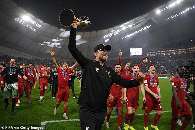 Niềm vui của thầy trò Jurgen Klopp khi lần đầu tiên vô địch FIFA Club Wor;d Cup