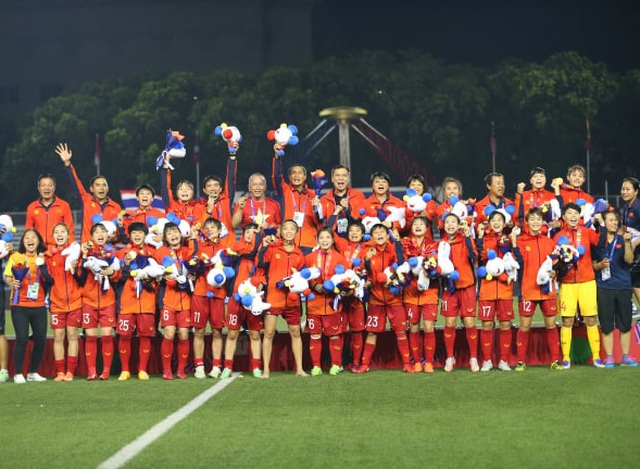 Đội tuyển bóng đá nữ Việt Nam với tinh thần đang tốt sau khi giành HCV SEA Games, sẽ có thêm cơ hội lấy vé dự Olympic Tokyo năm 2020 (ảnh: An An)