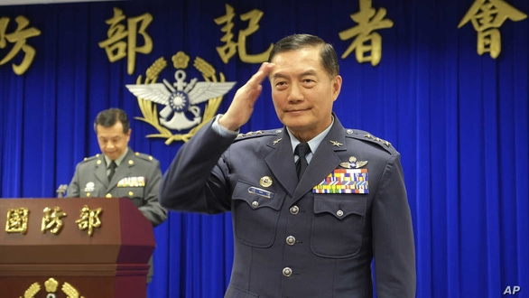 Tổng tham mưu trưởng quân đội Đài Loan Shen Yi Ming - Ảnh: AP