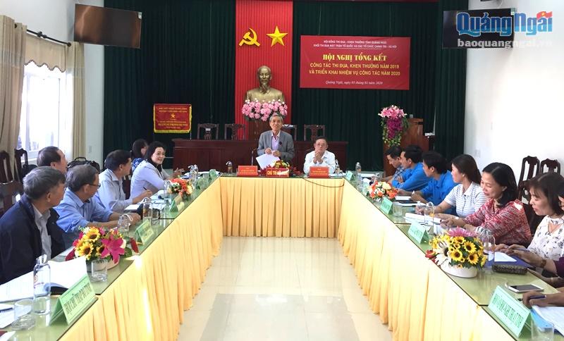  Chủ tịch Liên hiệp các Hội KHKT tỉnh Lê Quang Thích phát biểu tại hội nghị.