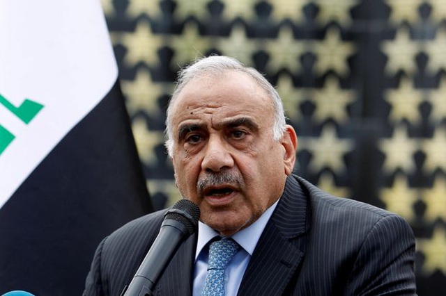 Thủ tướng Iraq Abdul Mahdi (Ảnh: Reuters)