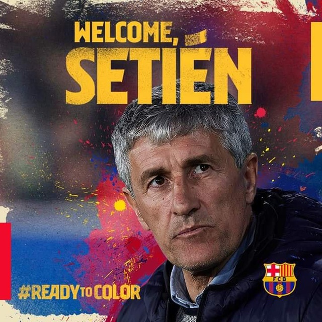 HLV Quique Setien được bổ nhiệm làm HLV trưởng CLB Barcelona, thay cho ông Valverde sau khi chiến lược gia này để thua Atletico Madrid ở siêu cúp Tây Ban Nha