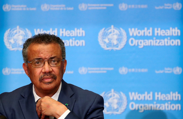 Tổng giám đốc tổ chức Y tế thế giới (WHO) Tedros Adhanom Ghebreyesus thừa nhận thế giới đang đối diện với tình trạng thiếu khẩu trang - Ảnh: REUTERS