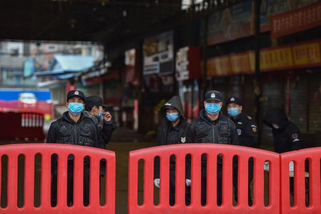 Vũ Hán trong tình trạng phong tỏa từ ngày 23/1 (Ảnh: AFP)