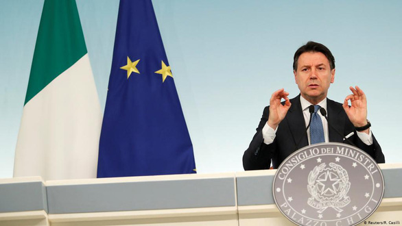 Thủ tướng Ý Giuseppe Conte - Ảnh: REUTERS