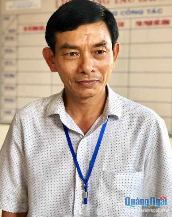 Ông Hồ Minh Nên- Giám đốc Trung tâm Kiểm soát bệnh tật tỉnh Quảng Ngãi