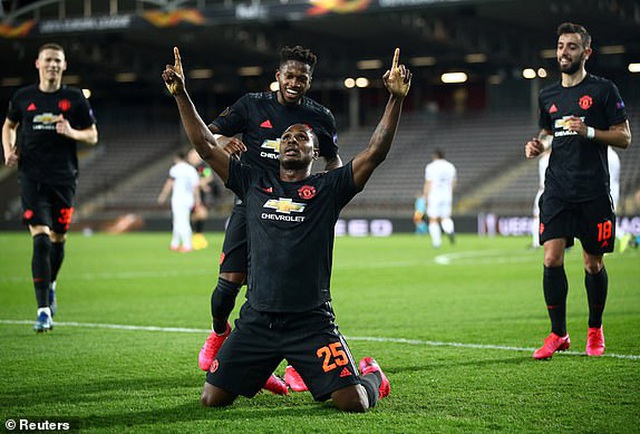 Ighalo ghi bàn mở tỷ số cho Man Utd