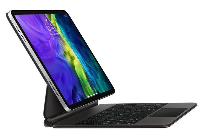 Bàn phím mới Magic Keyboard hỗ trợ trackpad giúp iPad Pro trở thành một chiếc máy tính thực thụ
