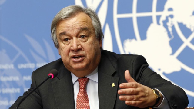 Tổng thư ký Liên Hợp Quốc Antonio Guterres (Ảnh: Reuters)