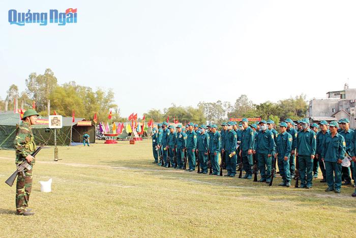Công tác huấn luyện, sẵn sàng chiến đấu của lực lượng vũ trang TP.Quảng Ngãi luôn được Đảng bộ quân sự thành phố quan tâm lãnh đạo. 