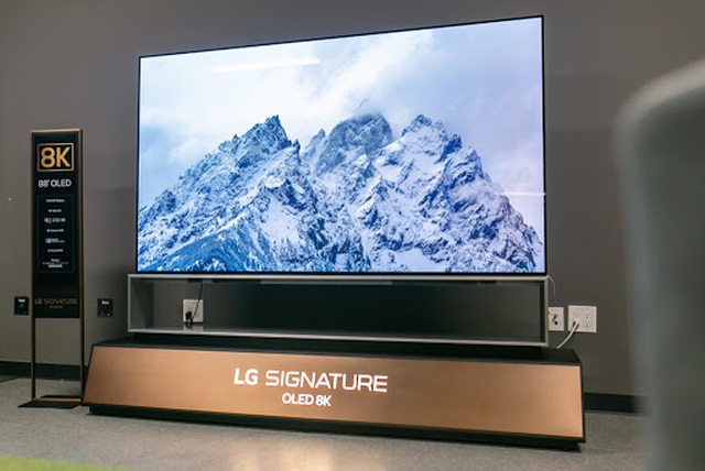 LG tiếp tục là hãng duy nhất ra TV OLED 8K tại Việt Nam. Ảnh: Gizmochina