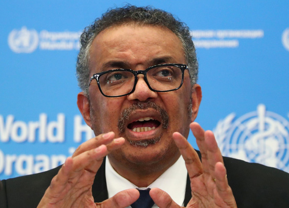 Tổng giám đốc WHO Tedros Adhanom Ghebreyesus - Ảnh: REUTERS