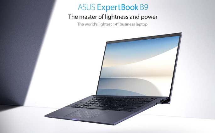 ASUS ExpertBook B9, laptop dành cho doanh nhân