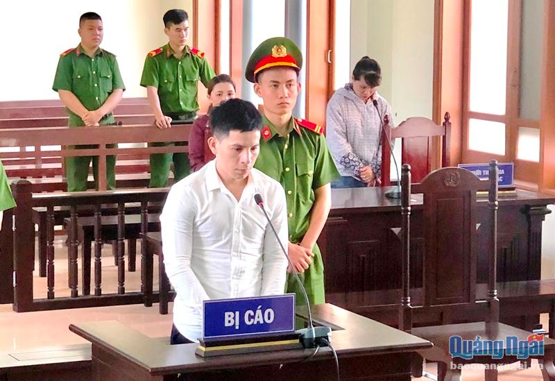 Bị cáo Lê Ngọc Phương tại phiên tòa xét xử