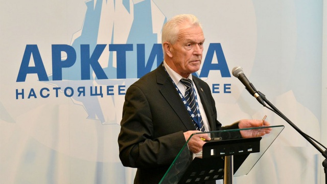 Chủ tịch Viện Khoa học Bắc Cực Nga Valery Mitko (Ảnh: Moscow Times)