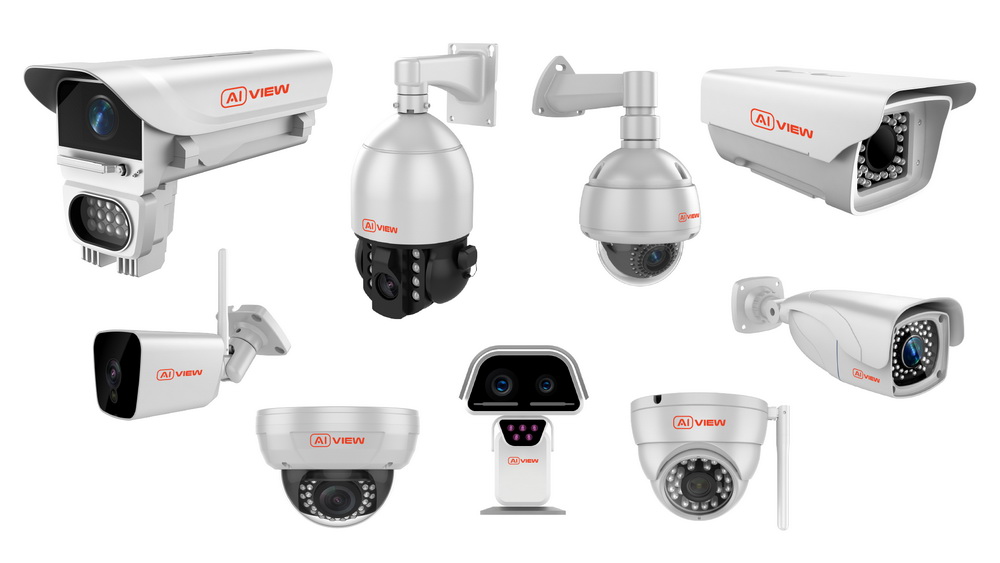 Các dòng camera giám sát an ninh của Bkav có thương hiệu AI View. Ảnh: VGP/Đỗ Hằng