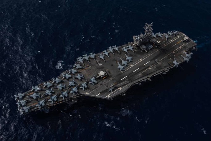 Tàu sân bay USS Ronald Reagan. Ảnh: U.S. Navy