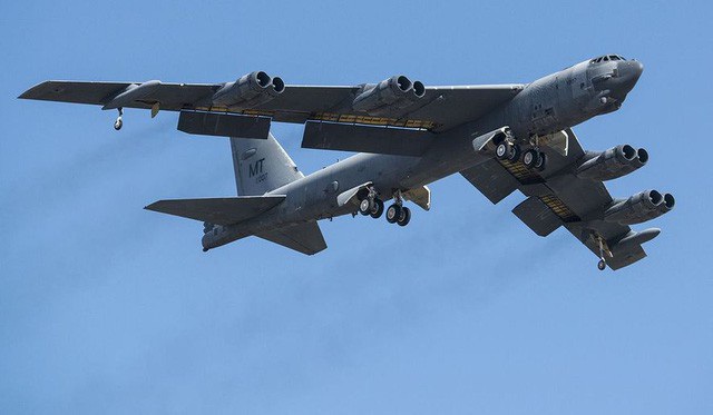 Máy bay ném bom B-52 của Mỹ (Ảnh: AFP)