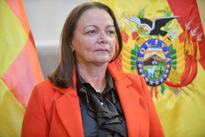 Bộ trưởng Y tế Bolivia Maria Eidy Roca. (Ảnh: Reuters)