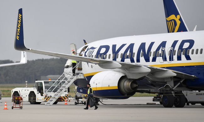 Máy bay của Ryanair. (Ảnh: AP)