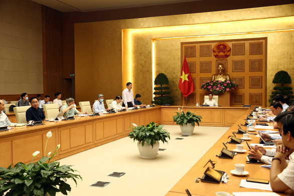 Ban Chỉ đạo quốc gia phòng chống dịch COVID-19 họp sáng ngày 29-7 - Ảnh: Chinhphu.vn