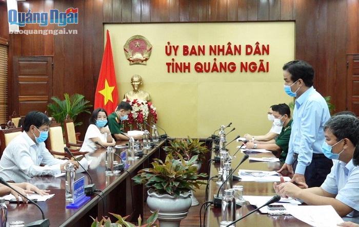 Quang cảnh cuộc họp Ban chỉ đạo phòng, chống dịch Covid-19 chiều 14.8