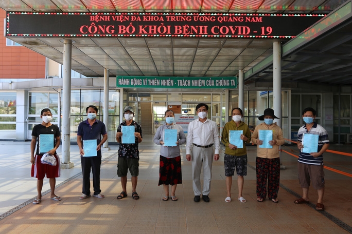Tới thời điểm này đã có 65 bệnh nhân Covid-19 ở Quảng Nam được xuất viện Ảnh: PHƯƠNG THẢO