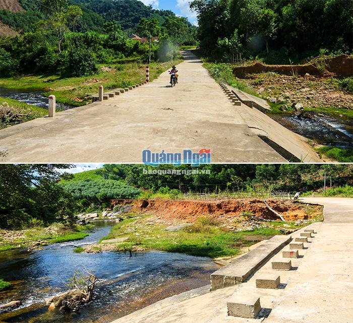 Đập tràn suối Lác 1 có thể giải quyết được khó khăn trong vấn đề đi lại vào mùa khô nhưng khi mùa mưa đến có thể đẩy bà con trong thôn Làng Ren (Long Môn) vào cảnh bị cô lập