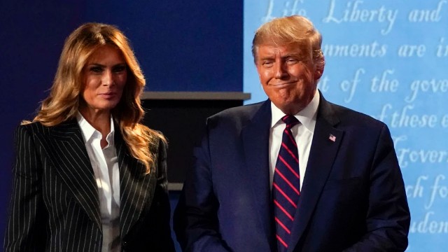 Tổng thống Trump và vợ Melania. (Ảnh: Reuters)
