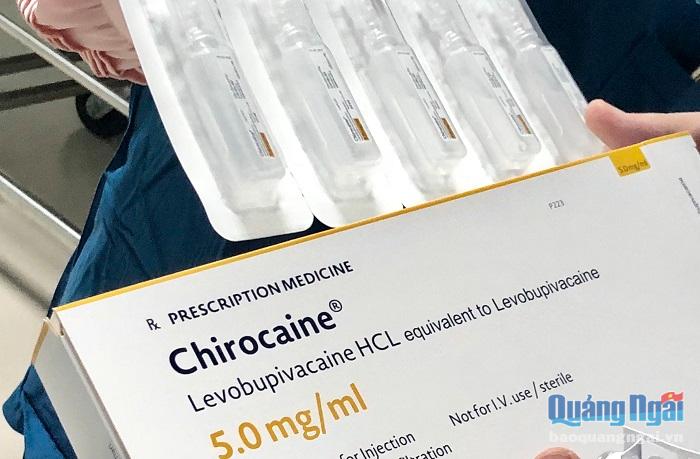 Bệnh viện Đa khoa tư nhân Phúc Hưng đang trình văn bản xin phép được thanh toán BHYT khi sử dụng thuốc tê Chirocaine thay vì Bupivacaine như trước đây
