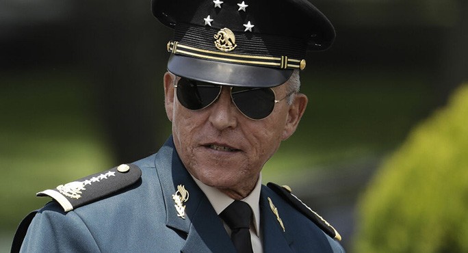 Cựu Bộ trưởng Quốc phòng Mexico Salvador Cienfuegos Zepeda. Ảnh: AP