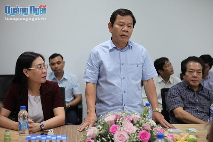 Chủ tịch UBND tỉnh Đặng Văn Minh phát biểu kết luận tại buổi làm việc.