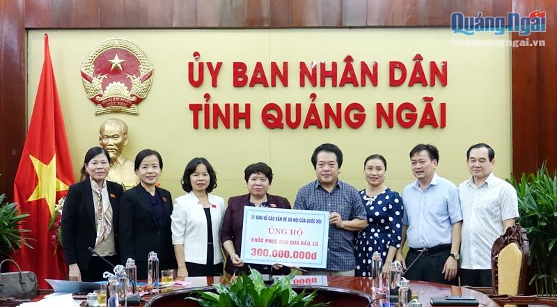 Đoàn công tác của Ủy ban về các vấn đề Xã hội của Quốc hội làm việc với tỉnh Quảng Ngãi