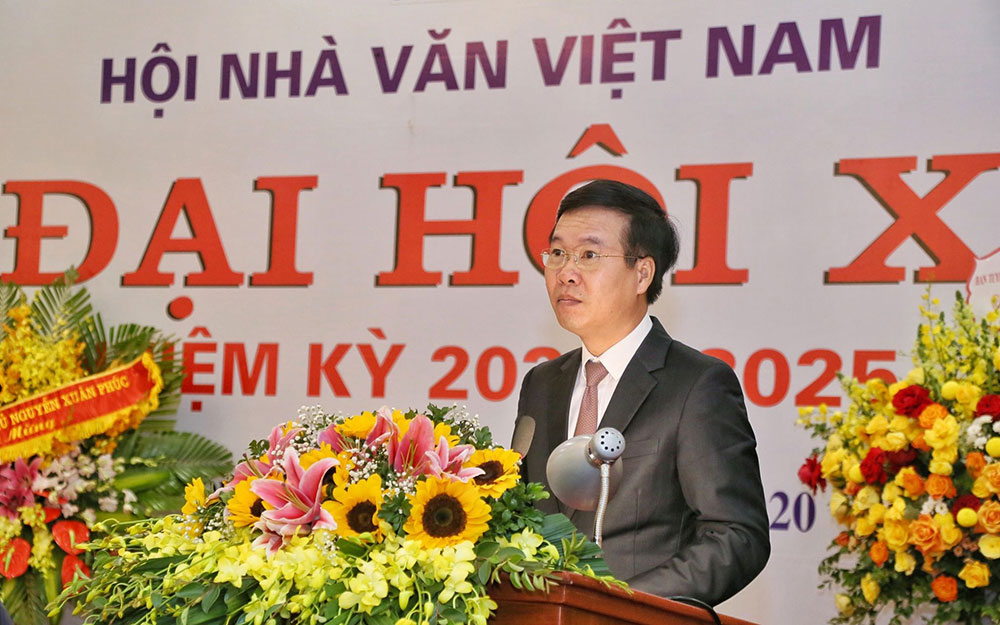 Trưởng Ban Tuyên giáo Trung ương dự Đại hội Hội Nhà văn Việt Nam