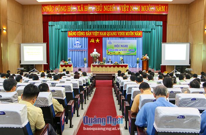 Công ty CP Đường Quảng Ngãi tổ chức Hội nghị người lao động năm 2021