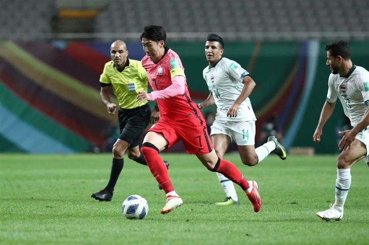 Vòng loại World Cup 2022: Son Heung-min tịt ngòi, Hàn Quốc hòa Iraq