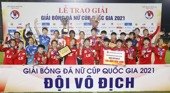 CLB Thành phố Hồ Chí Minh I vô địch Giải bóng đá nữ Cúp quốc gia 2021