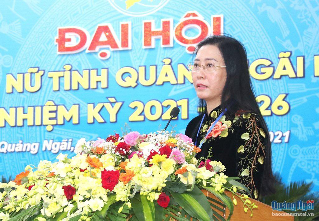Toàn văn Bài phát biểu của Bí thư Tỉnh ủy Bùi Thị Quỳnh Vân tại Đại hội đại biểu Phụ nữ tỉnh lần thứ XX.