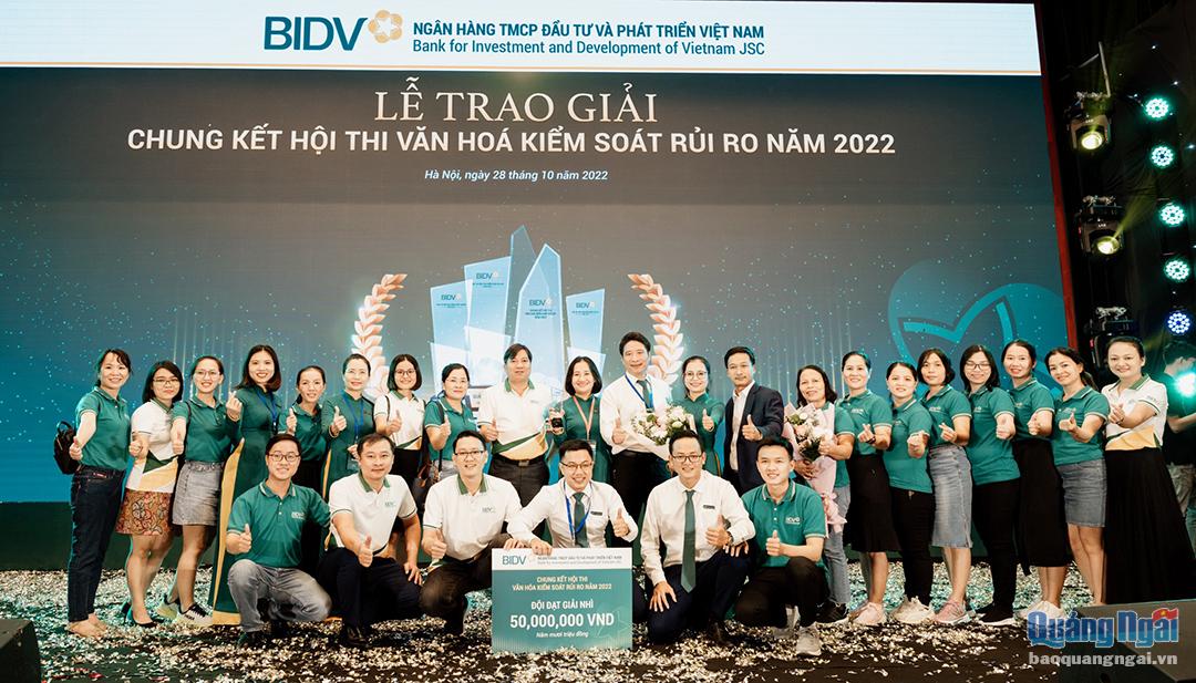 BIDV Quảng Ngãi đoạt giải Nhì