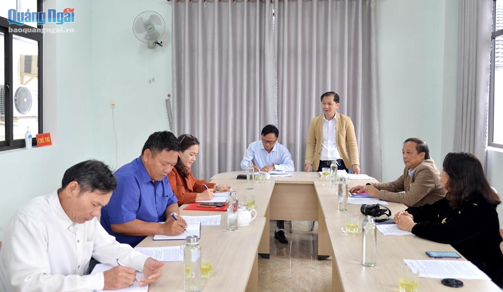 Báo Quảng Ngãi làm việc với huyện Ba Tơ về công tác phối hợp tuyên truyền