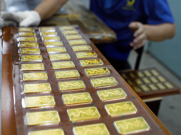 22 năm qua, SJC đã đưa ra thị trường 20 triệu lượng vàng miếng SJC (tương đương 700 tấn vàng). Ảnh: Lê Quang Nhật