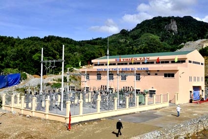 Thủy điện Hà Nang do Công ty CP Đầu tư Xây dựng Thiên Tân đầu tư đã được đưa vào khai thác.