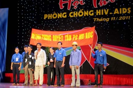 CLB xã Tịnh Phong luôn tích cực tham gia các Hội thi tuyên truyền phòng chống HIV/AIDS