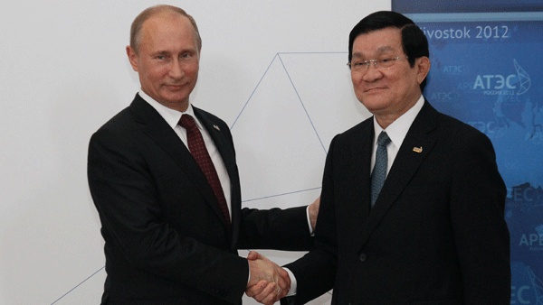     Chủ tịch nước Trương Tấn Sang và Tổng thống Putin