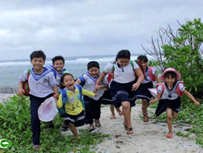 Trẻ em trên đảo Lý Sơn
