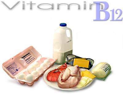  Vitamin B12 có nhiều trong thực phẩm.