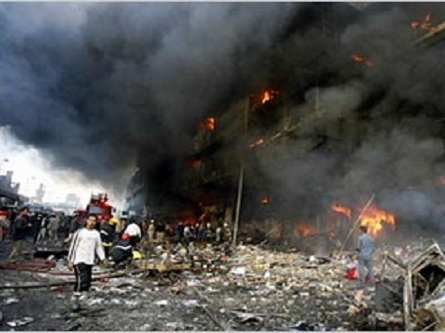  Một vụ đánh bom tại Baghdad (Ảnh: TTXVN)