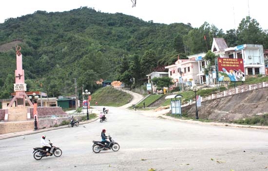  Một góc trung tâm huyện Sơn Tây