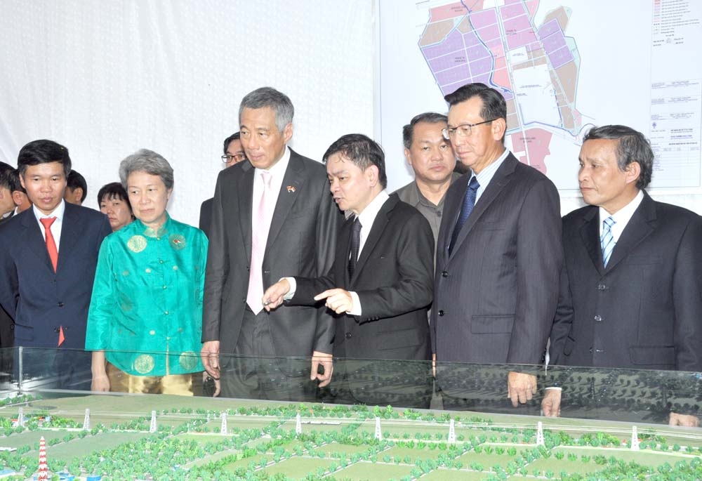 Thủ tướng Singapore Lý Hiển Long tìm hiểu mô hình VSIP Quảng Ngãi.